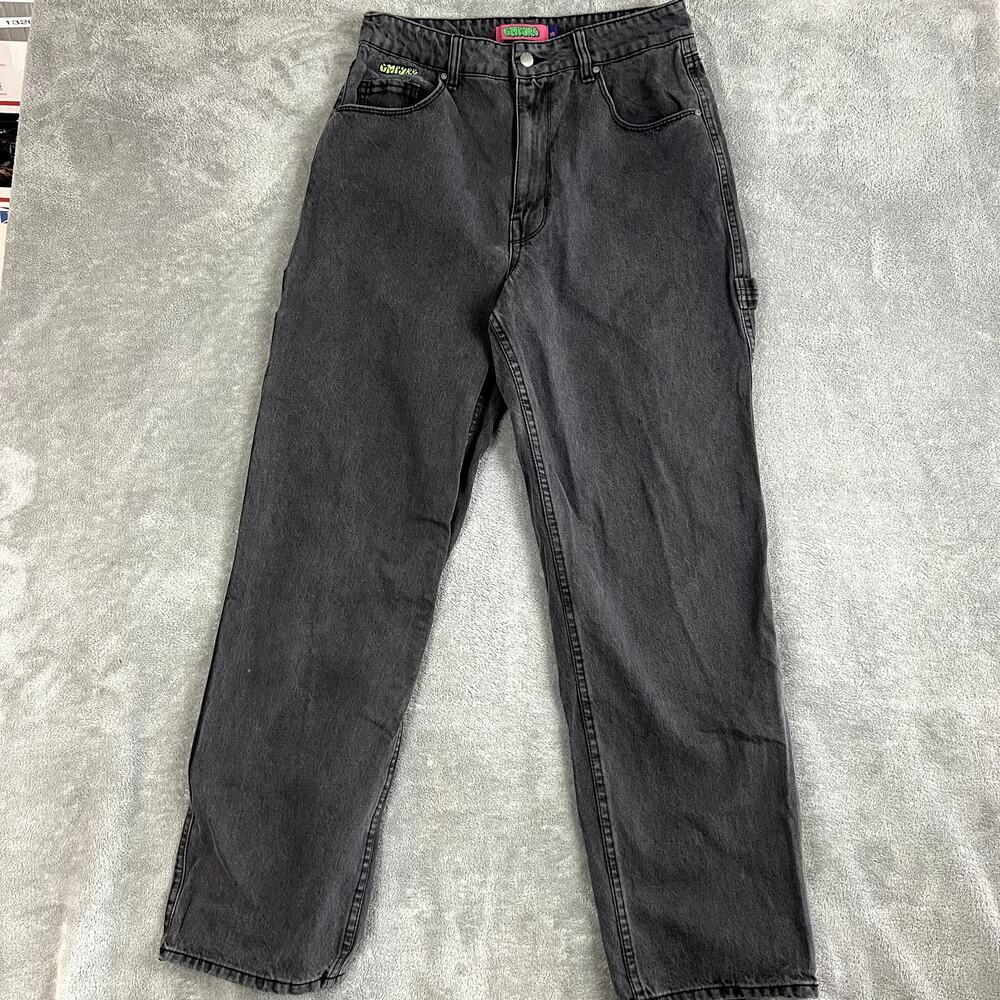 Empyre Carpenter Jeans Womens 10 Grey Straight Leg Baggy Workwear